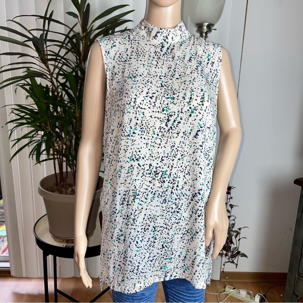 Prologue Mock Neck pullover multicolored blouse .